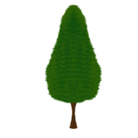 a green tree on a transparent background png