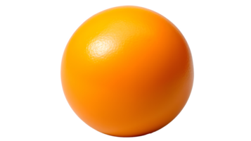 AI generated Close up photo of fresh and tasty orange fruit without background. Transparent PNG inside