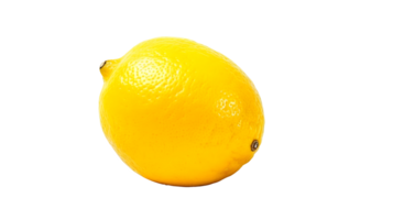 ai generato vicino su foto di fresco e gustoso Limone senza sfondo. trasparente png dentro