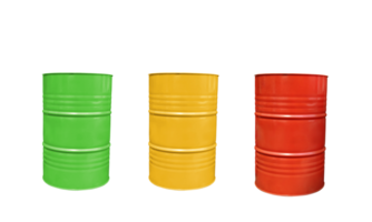 Steel Oil Barrel PNG transparent