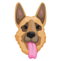 AI generated German Shepherd png