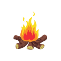 AI generated fire flame symbol logo png