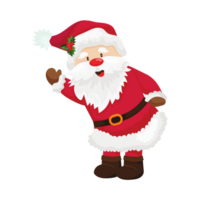 AI generated Santa Claus, Christmas Day, png