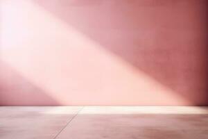 AI generated 3d rendered empty display podium Minimal scene for product display presentation photo