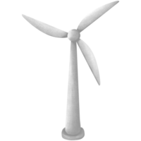 vit fläkt tre blad turbin illustration png