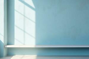 AI generated 3d rendered empty display podium Minimal scene for product display presentation photo