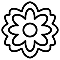 bellissimo fiore schema png