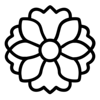 bellissimo fiore schema png