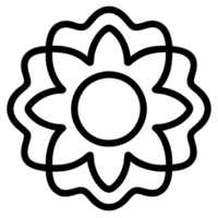 bellissimo fiore schema png