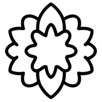 bellissimo fiore schema png