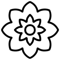 bellissimo fiore schema png