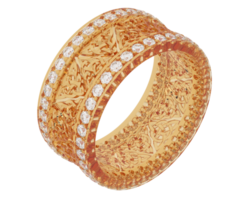 Jewelry isolated on transparent background. 3d rendering - illustration png