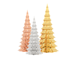 Christmas table decoration isolated on background. 3d rendering - illustration png