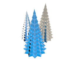 Kerstmis tafel decoratie geïsoleerd Aan achtergrond. 3d renderen - illustratie png