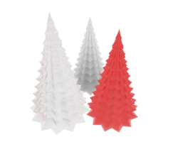 Weihnachten Tabelle Dekoration isoliert auf Hintergrund. 3d Rendern - - Illustration png