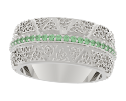 mariage bague isolé sur transparent Contexte. 3d le rendu - illustration png