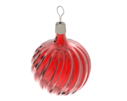 jul klot isolerat på bakgrund. 3d tolkning - illustration png