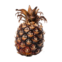 AI generated Decayed Rotten Pineapple Symbol of Food Waste  Unhealthy Eating Habits png