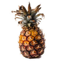 AI generated Decayed Rotten Pineapple Symbol of Food Waste  Unhealthy Eating Habits png