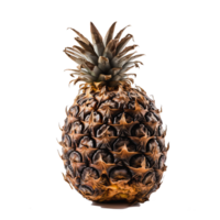 AI generated Decayed Rotten Pineapple Symbol of Food Waste  Unhealthy Eating Habits png