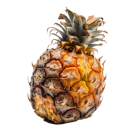 AI generated Decayed Rotten Pineapple Symbol of Food Waste  Unhealthy Eating Habits png