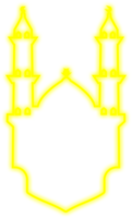 Islamic Neon Mosque png