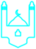 islamico neon moschea png