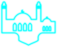 Islamic Neon Mosque png