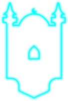 Islamic Neon Mosque png