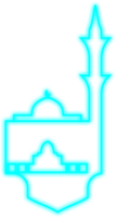 Islamic Neon Mosque png