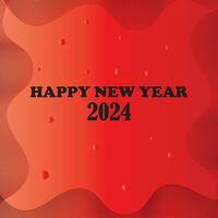 simple abstract seamlees red color wavy air lines pattern, happy new year art work on red color background vector