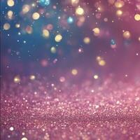 AI generated Glitter paper background photo