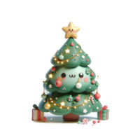 3d Natale icone, allegro Natale e contento nuovo anno concetto png