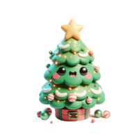 3d Christmas icons, Merry Christmas and Happy new year concept png