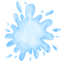 Wasser spritzen, Wasser tropfen, Aquarell png