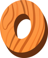 Wood Alphabet Funny Letter O png