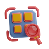 Shipping And Delivery Object Qr Code 3D Illustration png