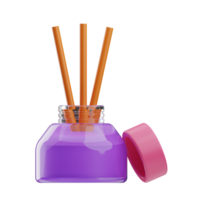 skönhet och mode objekt aromaterapi 3d illustration png