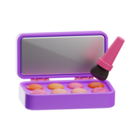 Beauty and fashion object Make Up 3D Illustration png