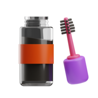 Beauty and fashion object Mascara 3D Illustration png
