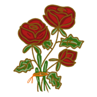 Herrlich bunt Blühen Blumen und Blätter Grenze. Frühling botanisch eben Illustration png