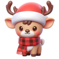 Reindeer 3D Icon Illustrations png