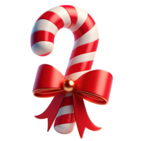 Candy Cane 3D Icon Illustrations png