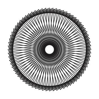 resumen geométrico espirógrafo antecedentes vector