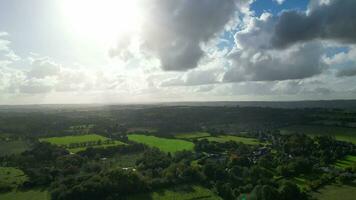 British Countryside Village's Landscape of Bedfordshire, England, United Kingdom. October 30th, 2023 video