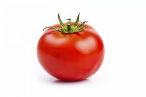 AI generated Tomato isolated on white background. AI Generated photo