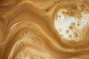 AI generated Coffee foam texture. AI Generated photo