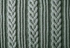 AI generated Knitted sweater texture, background with copy space. AI Generated photo