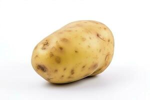 AI generated Potato isolated on white background. AI Generated photo