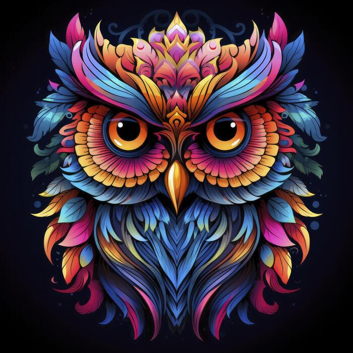 Owl Coloring Stock Photos, Images and Backgrounds for Free Download